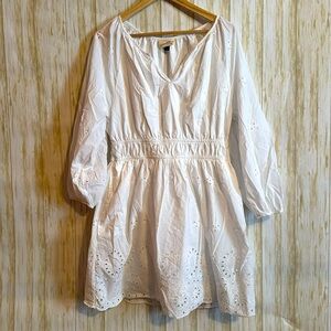 White Eyelet Dress